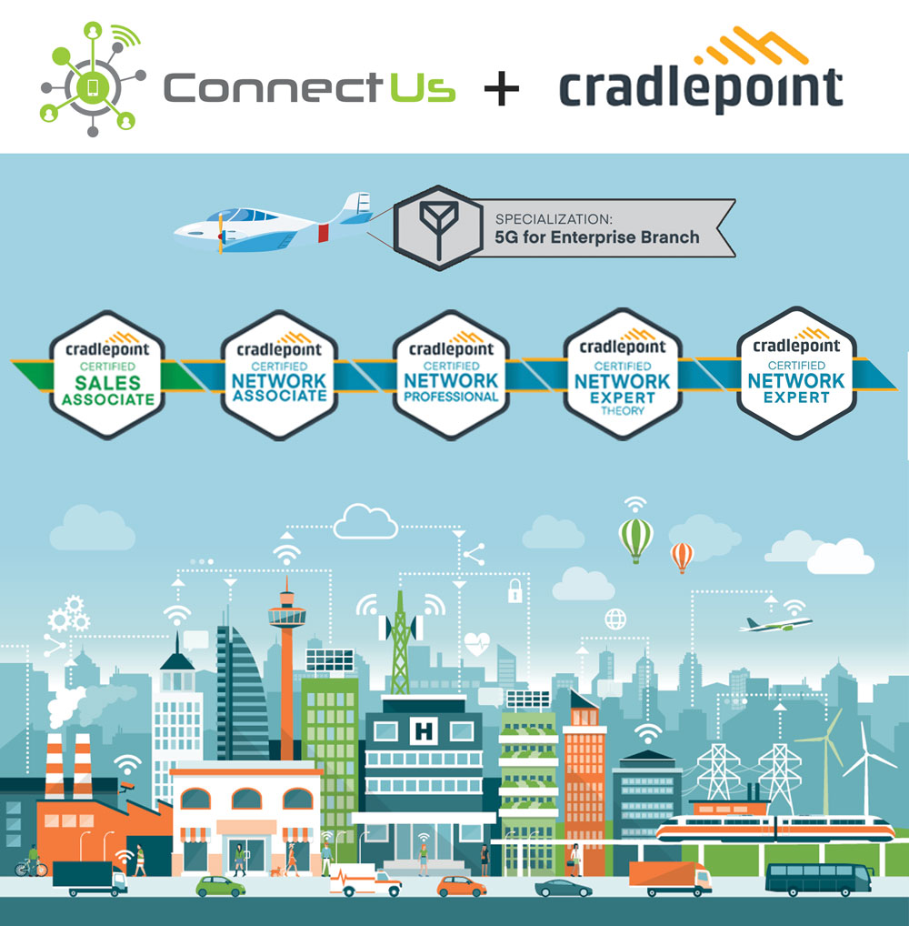 ConnectUs Achieves Cradlepoint 5G For Enterprise Branch Specialization ...