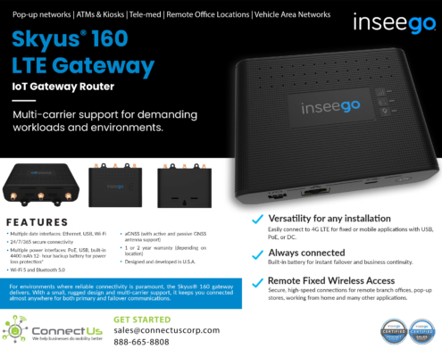 Inseego Skyus 160 LTE Gateway Router Cat 6